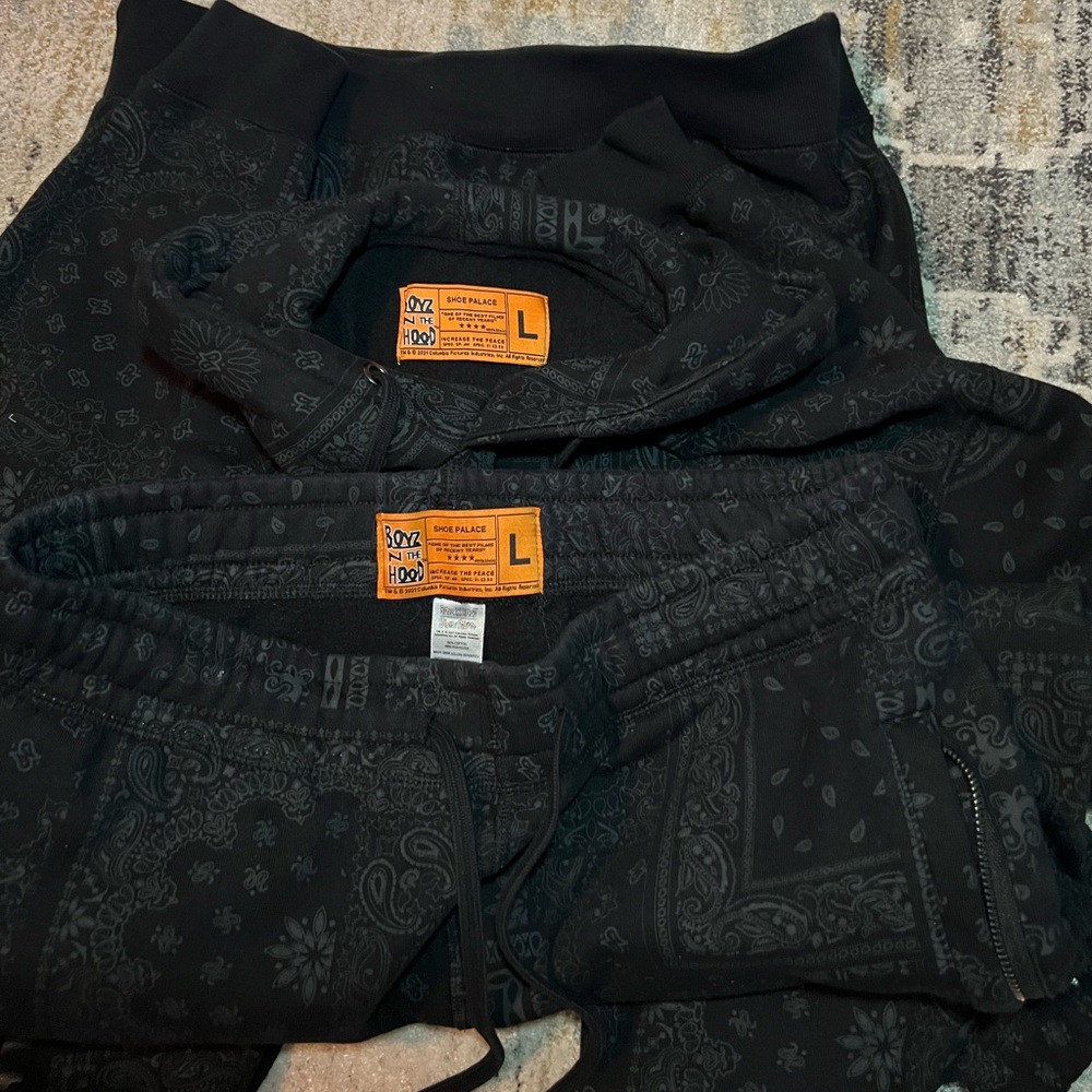 Boyz N the Hood Hoodie and Sweats Mens Large Shoe Palace Limited Edition Set - Picture 15 of 15